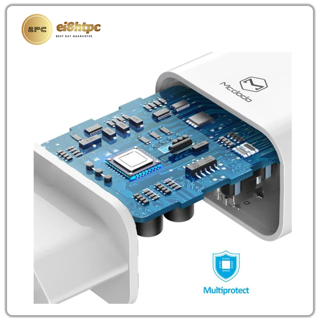 شارژر دیواری مک دودو مدل CH-6721  کابل تبدیل USB-C