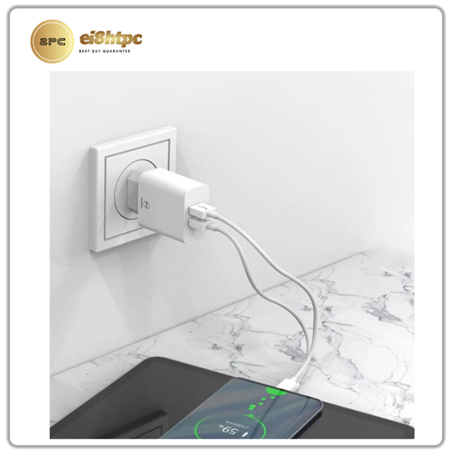 شارژر دیواری مک دودو CH-6721 به همراه کابل تبدیل USB-C