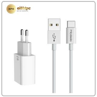 شارژر دیواری مک دودو مدل CH-6721 همراه کابل تبدیل USB-C