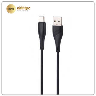 کابل کوتاه تایپ سی فست شارژ 2.4 آمپر ارلدام EC-163C طول 25 سانتیمتر