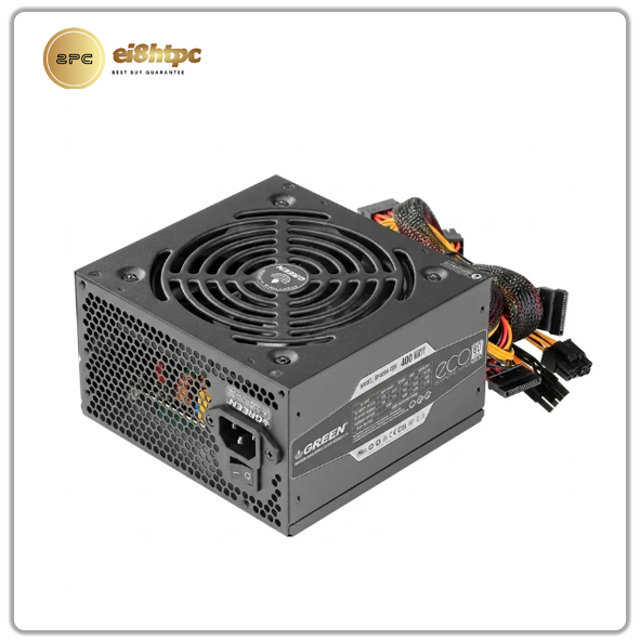 منبع تغذیه گرین مدل Green GP400A-ECO Rev3.1