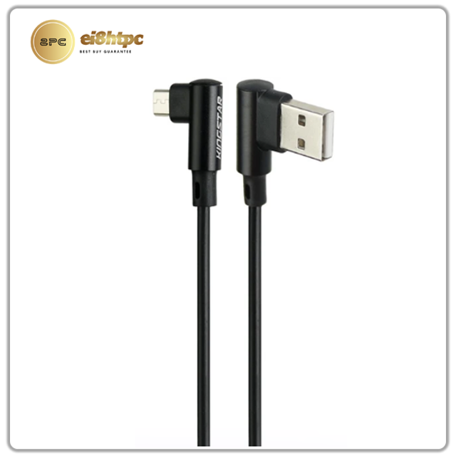 کابل شارژ کینگ استار مدل K90A طول ۱.۲ متر