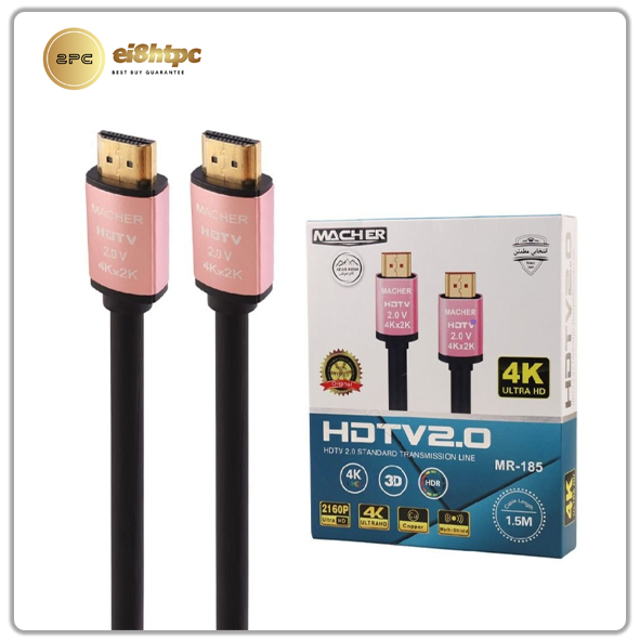 کابل HDMI مچر MR185 طول ۱.۵ متر ۴K