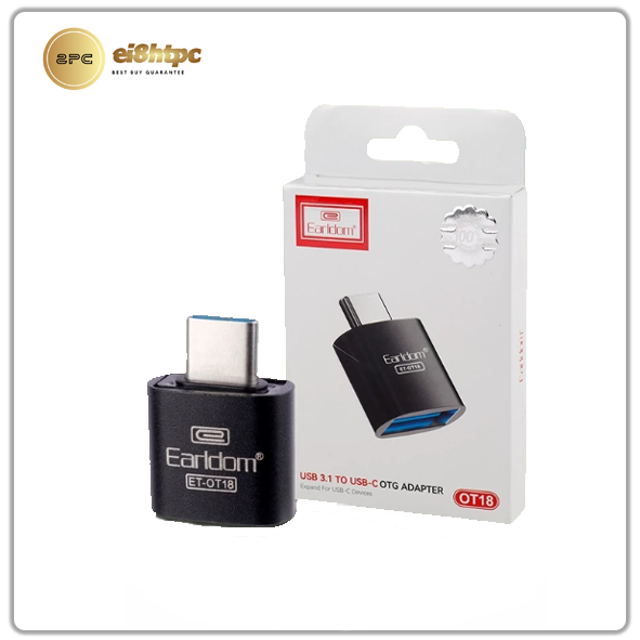 مبدل USB 3.0 به TYPE-C ارلدام مدل Earldom ET-OT18