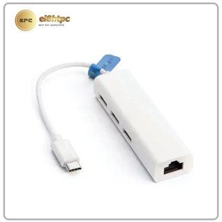 هاب USB رویال مدل RC-4030 با ۴ پورت Type-C و اترنت