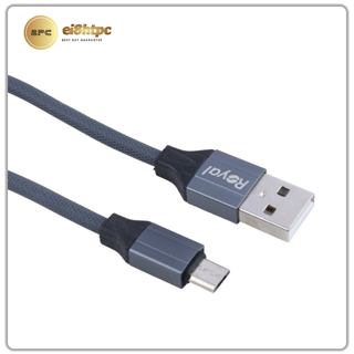 کابل میکرو یو اس بی فست شارژ 2.4 آمپر رویال RCS-118 طول 1 متر