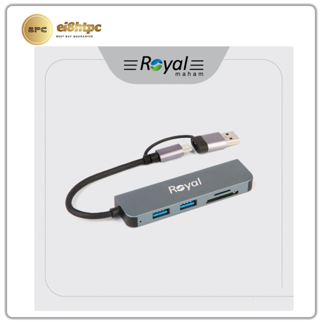 هاب TYPE-C رویال Royal RHC-30