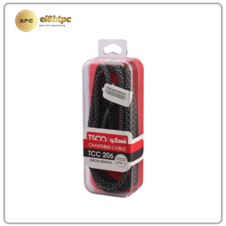 کابل شارژ تسکو مدل TCC206 طول ۱ متر