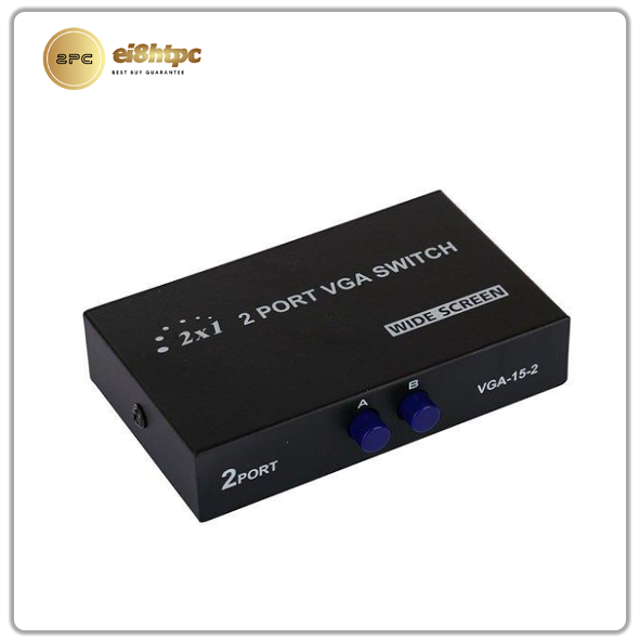 سوئیچ دو پورت VGA مدل Royal VGA-15-2