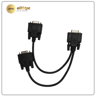 کابل تبدیل ۱ به ۲ VGA دی نت D-NET 1M-2F طول ۰.۲ متر