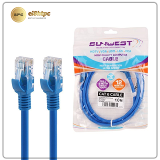 کابل شبکه Cat6 سان وست 1 متری