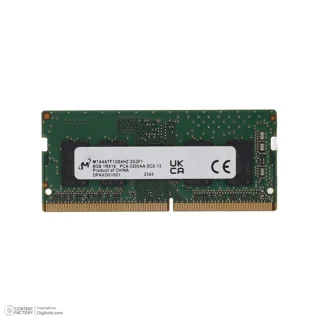 رم لپ‌تاپ DDR4 تک کاناله 8 گیگابایت 3200 مگاهرتز کروشیال مدل CT8 با تایمینگ CL22 و ولتاژ 1 102532135