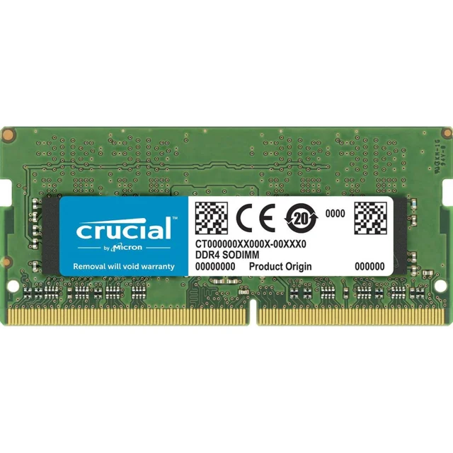 رم لپتاپ DDR4 تک کاناله 8 گیگابایت 3200 مگاهرتز کروشیال مدل CT8 با تایمینگ CL22 و ولتاژ 1 102532122