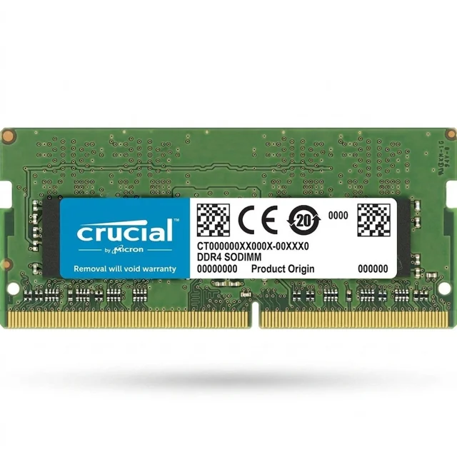 رم لپ‌تاپ DDR4 تک کاناله 8 گیگابایت 3200 مگاهرتز کروشیال مدل CTw18 با تایمینگ CL22 و ولتاژ 1.2 ولت
