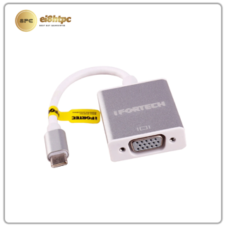 تبدیل آیفورتک Type-C به VGA طول ۰.۱۸ متر