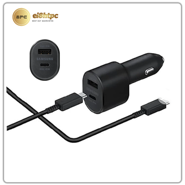 شارژر فندکی سامسونگ مدل EP-l5300 به همراه کابل USB-C